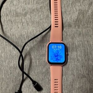 Smartwatch with Pink Band